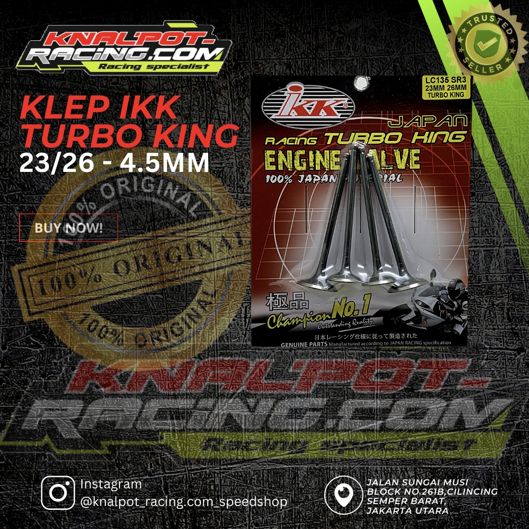 KLEP IKK SUPER TURBO 26-23 DIAMTER BATANG 4.5MM IKK